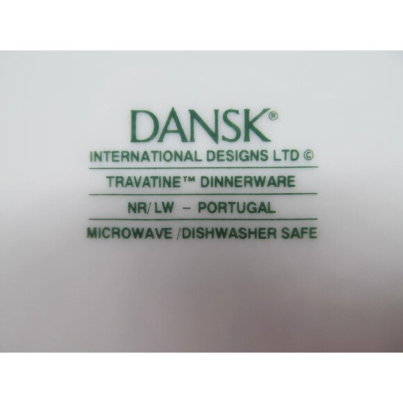 Dansk Travatine Rust Set Of 6 Discontinued Vintage 7 1/4" Bread Plates   1997 - Picture 7 of 10